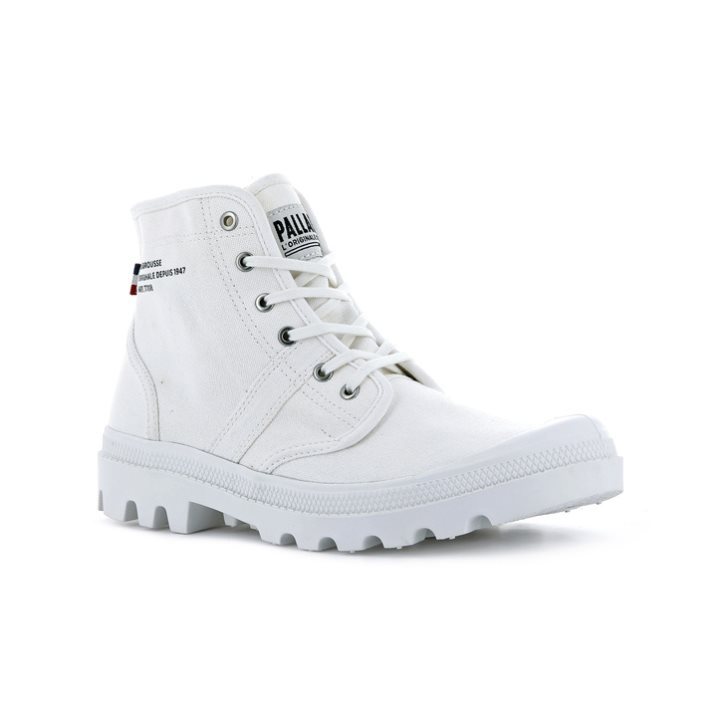 Bottes Palladium Pallabrousse Legion Femme Blanche | FR LDH327W